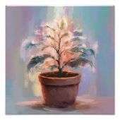 繁栄する屋内:鮮やか鉢植え フォトプリント            (正面)