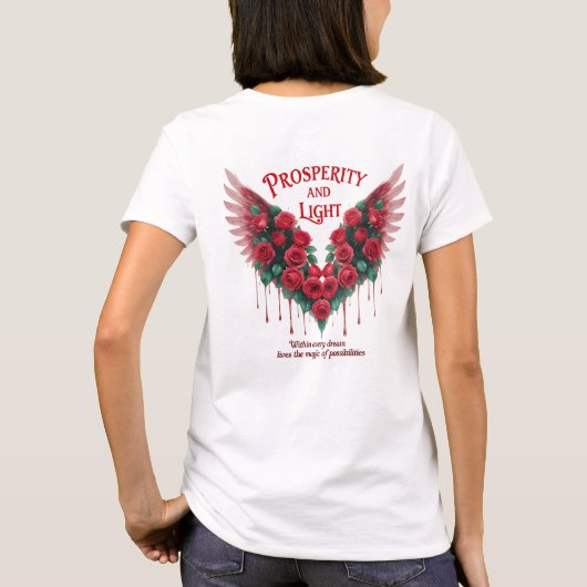 「繁栄と光」 Tシャツ (裏面)