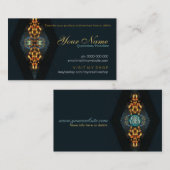 繁栄のダイヤモンド・フラクタルアート名刺 名刺 (正面/裏面)