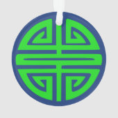 繁栄の中国の象徴 オーナメント (裏面)