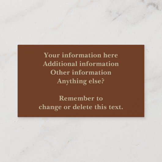 繁栄の名刺 名刺 (裏面)