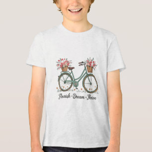 繁栄の夢の繁栄フローラ自転車の微妙な8647スペクトル トライブレンドTシャツ