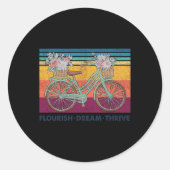 繁栄の夢の繁栄フローラ自転車の微妙な8647スペクトル ラウンドシール (正面)