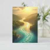 繁栄の川瞑想カード | クリスチャンスコット 招待状 (スタンド正面)