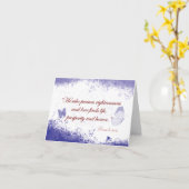 繁栄の蝶Notecard カード (黄色い花)