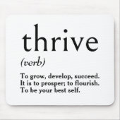 繁栄の辞書定義 マウスパッド (正面)