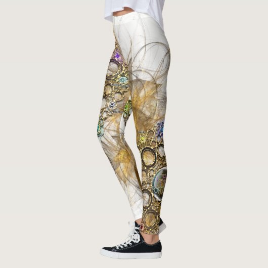 繁栄の関係: 幸運の宝石 レギンス (左)