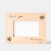 繁栄クリスマススター – 文字6x4ランドスケープ レーザー彫刻フレーム (正面)