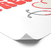 繁栄スタイリッシュ型保育士ナース起業家 ポスター (角)