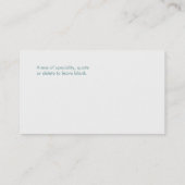 繁栄ツリーウェルネスとヒーリングアーツ 名刺 (裏面)