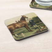 繁栄(キャンバスの油) コースター (左側)