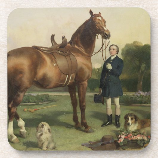 繁栄(キャンバスの油) コースター (正面)