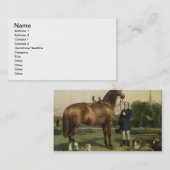 繁栄(キャンバスの油) 名刺 (正面/裏面)