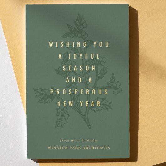 繁盛した支店企業の事業 箔シーズンカード