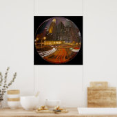 繁華街に近づいている ポスター (キッチン)