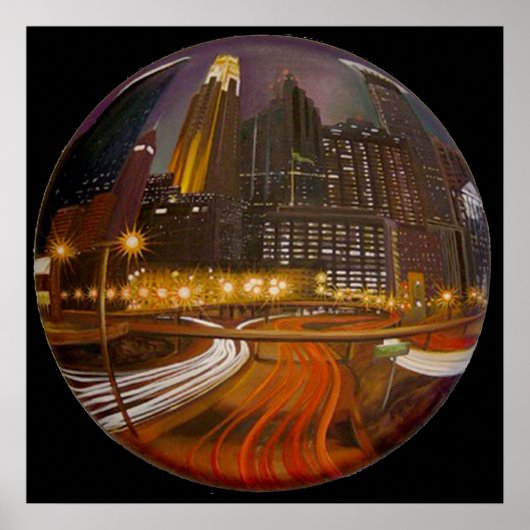 繁華街に近づいている ポスター (正面)