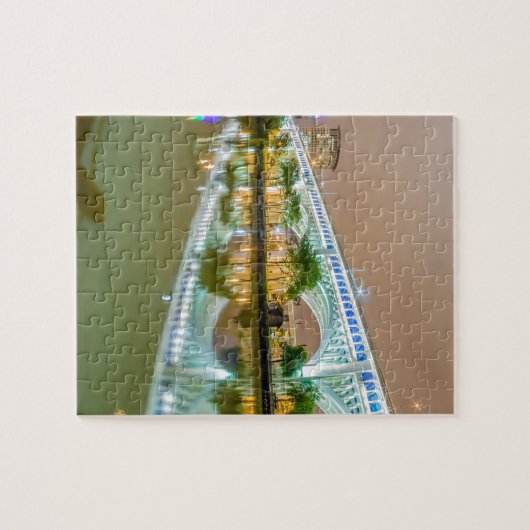 繁華街のクリーブランドオハイオ州のsityのスカイライン ジグソーパズル (横)