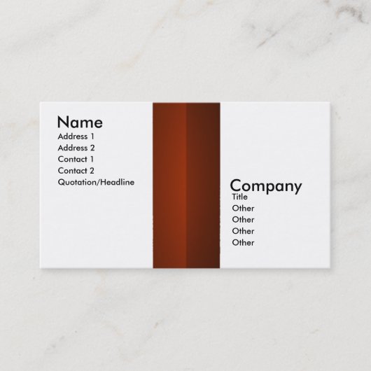 繁華街のコレクション 名刺 (正面)