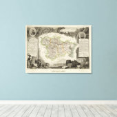 繁華街の森林 キャンバスプリント (インサイチュ (ウッドフロア))