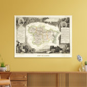 繁華街の森林 キャンバスプリント (インサイチュ (リビング))