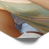 繁華街を歩く多色三組 ポスター (角)