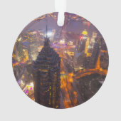 繁華街上海市 オーナメント (裏面)