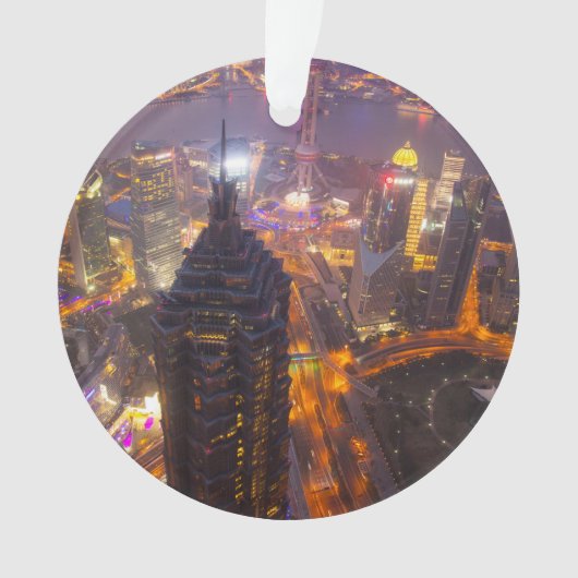 繁華街上海市 オーナメント (正面)