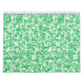 繊細でアーチ状の葉を持つ、緑豊かなシダ カレンダー (カバー)