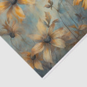 繊細でエレガントなブラックアイ・スーザンの花のデコパージュ 薄葉紙 (詳細)