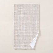 繊細でクリーミーなテクスチャ。 バスタオルセット (ハンドタオル)