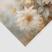 繊細でソフトなエレガントなひまわりフラワーデコパージュ 薄葉紙 (詳細)