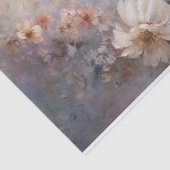 繊細でソフトな美しいエレガントな花のモチーフのデコパージュ 薄葉紙 (詳細)