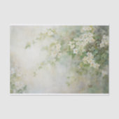 繊細でソフトな美しいエレガントな花のモチーフのデコパージュ 薄葉紙 (正面)