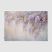 繊細でソフトな美しいエレガントな花のモチーフのデコパージュ 薄葉紙 (正面)