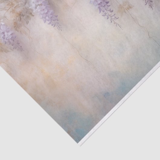 繊細でソフトな美しいエレガントな花のモチーフのデコパージュ 薄葉紙 (詳細)