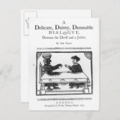 繊細で優美な対話 ポストカード (正面/裏面)