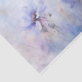 繊細で優雅なパープル アネモネ 花のデコパージュ 薄葉紙 (詳細)