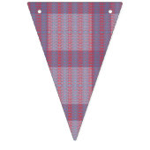 繊細で繰り返し、軽いピンクと淡いブルーのパット バンティングフラッグ (第1の旗)