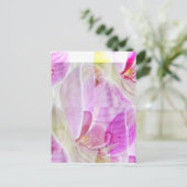 繊細で美しい蘭フローラ ポストカード (スタンド正面)