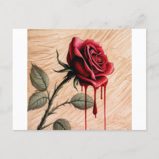 繊細で複雑で感情的な荒っぽい色 ポストカード