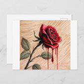 繊細で複雑で感情的な荒っぽい色 ポストカード (正面/裏面)