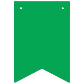 繊細で複雑な模様の緑のシダ バンティングフラッグ (第1の旗)