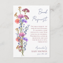 繊細なアクリルフローラブックリクエスト エンクロージャーカード