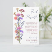 繊細なアクリルフローラブックリクエスト エンクロージャーカード (スタンド正面)