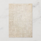 繊細なアクリルフローラブックリクエスト エンクロージャーカード (裏面)