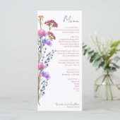 繊細なアクリルフローラ メニュー (スタンド正面)