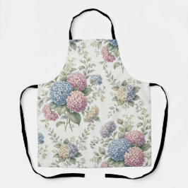 繊細なアジサイの花 エプロン
