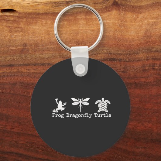 繊細なアンチトランプFDTアンチマガガガエル キーホルダー (正面)