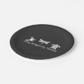 繊細なアンチトランプFDTアンチマガガガエル ペーパープレート (アングル)