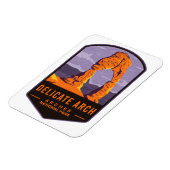 繊細なアーチアーチ国立公園 マグネット (左側)